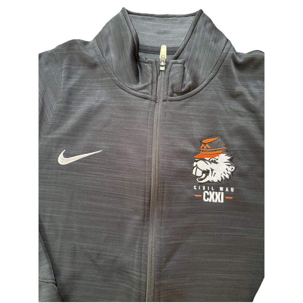 RARE Nike Dri Fit Oregon State Beavers Full Zip Mens XL Black Civil War WIN 2017